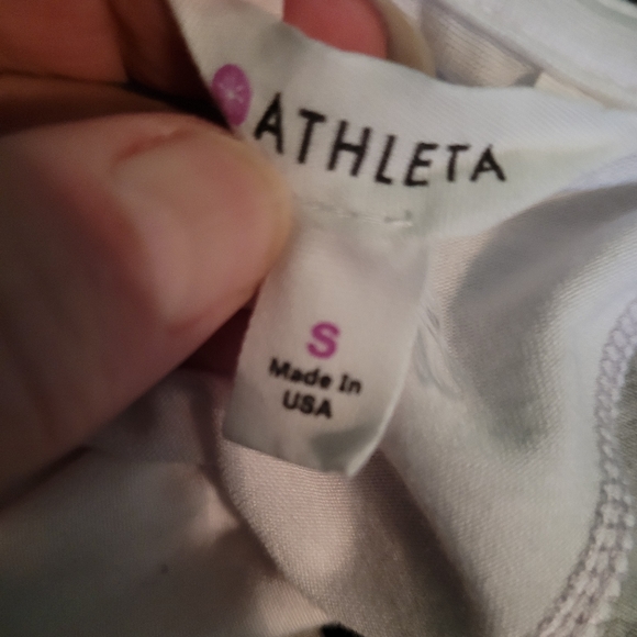 Athleta Diagonal Color Block Midi Tank Dress sz Sm - Picture 5 of 6